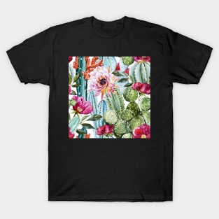 Watercolor Succulents T-Shirt